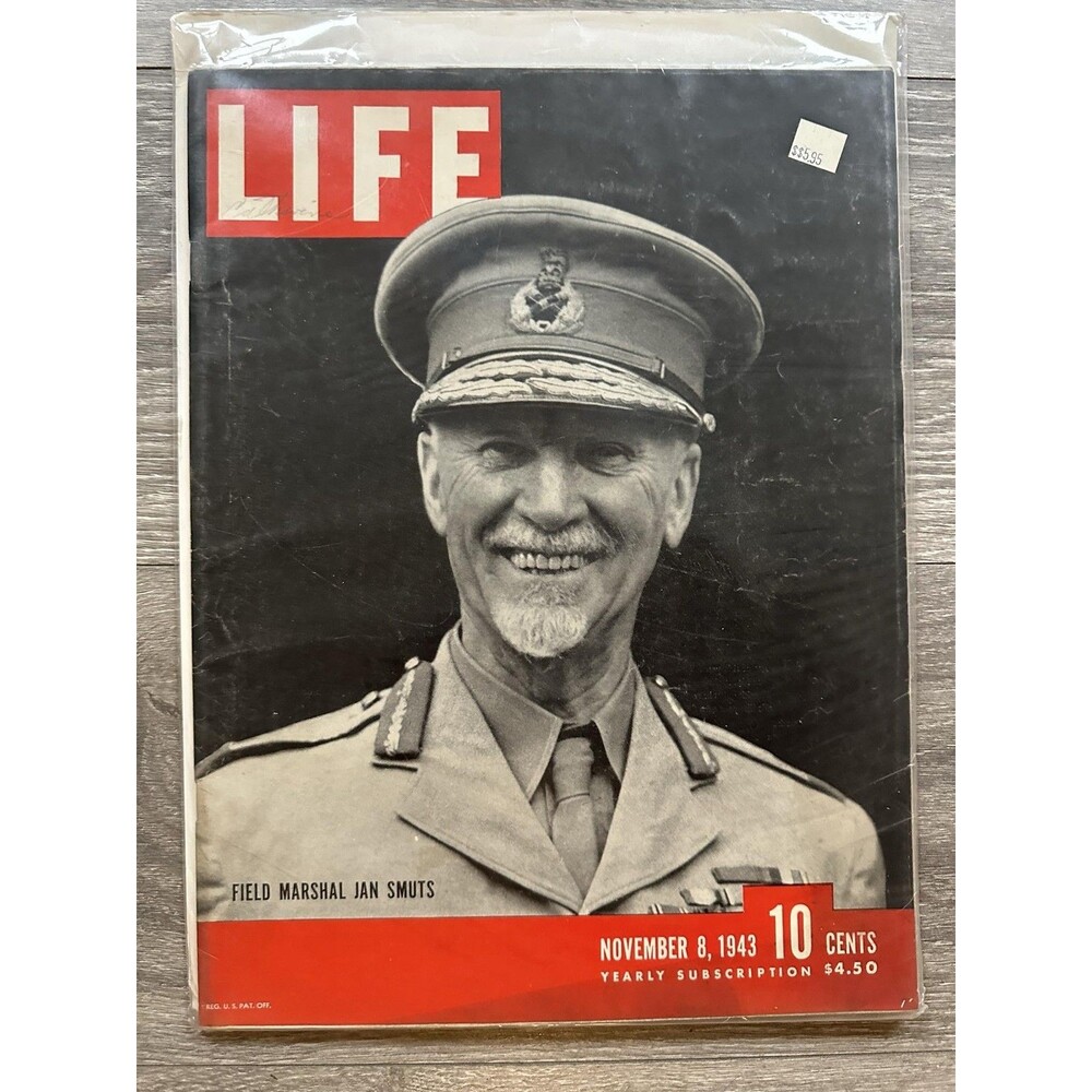 Life Magazine November 8 1943 10 Cents War History Illustrated United States